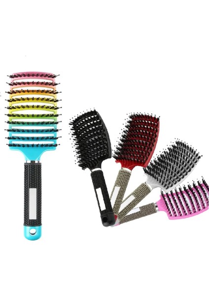 Beyaz Kadın Saç Derisi Masaj Tarak Kıl Naylon Saç Fırçası Islak Kıvırcık Detangle Saç Fırçası Salon Kuaför Kuaförlük Şekillendirici Araçları (Yurt Dışından) fiyatları