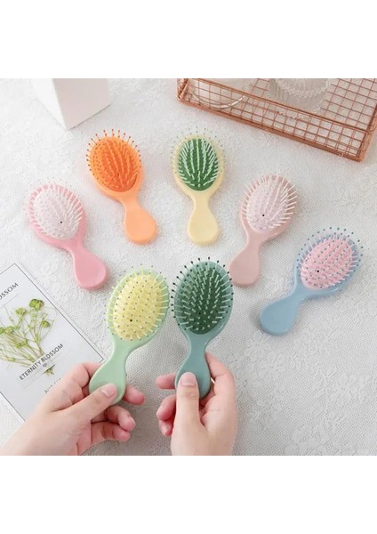 D08 Taşınabilir Mini Saç Tarak Fırça Kız Kuaförlük Tarak Saç Derisi Masaj Saç Fırçası Kadın Islak Kıvırcık Detangle Saç Fırçası Şekillendirici Araçları (Yurt Dışından) modelleri