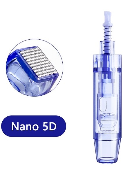 10 Adet Nano 5d 10/50/100 Adet Derma Aracı Süngü Iğneler Kartuşu A1 Nano/9 Pin/12 Pin/36 Pin/42 Pin Mikro Cilt Iğneleme Yedek Kafa (Yurt Dışından)