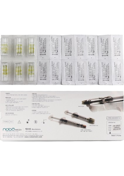 10 Adet 3ml Şırınga Kore 5pin Kristal Çok Iğneli Kartuş Nemlendirici Cilt El Enjeksiyonu 32G 1.5 Hydra Enjektör Iğnesi Mikroiğne Mezoterapi (Yurt Dışından)