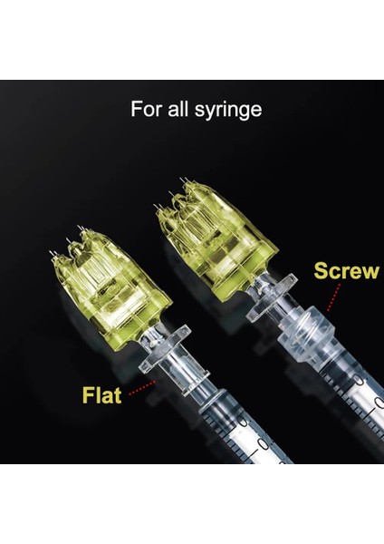 10 Adet 3ml Şırınga Kore 5pin Kristal Çok Iğneli Kartuş Nemlendirici Cilt El Enjeksiyonu 32G 1.5 Hydra Enjektör Iğnesi Mikroiğne Mezoterapi (Yurt Dışından)