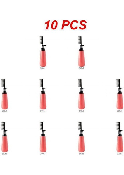 Stil B 10 Adet 1 ~ 10 Adet 200 ml Profesyonel Saç Boyama Tarak Aplikatör Fırça Dağıtım Salon Saç Boyama Şekillendirici ile Boş Saç Boyası Şişesi (Yurt Dışından)