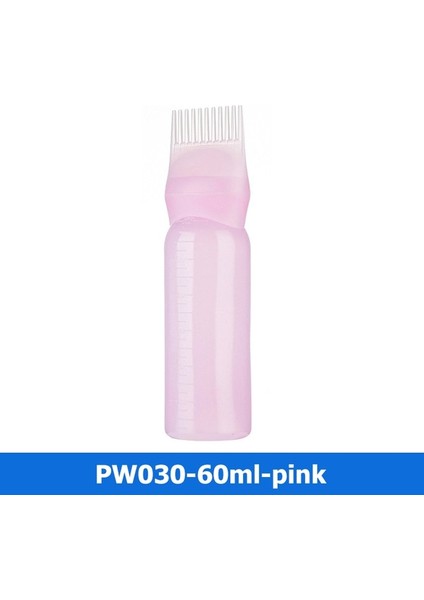 PW030-PINK-180ML 60/120/180ML Saç Boyası Aplikatör Şişeleri Huile Tarak Fırça 20 Stilleri Mini Taşınabilir Şampuan Şişesi Şekillendirici Saç Boyama Saç Aracı (Yurt Dışından)