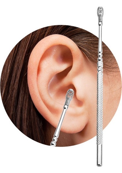 Donanma Kulak Temizleyici Balmumu Toplayıcılar Earpick Balmumu Sökücü Curette Kulak Temizleme Çubuğu Temizleyici Kiti Kaşık Bakımı Kulak Temizleme Aracı (Yurt Dışından) fiyatları