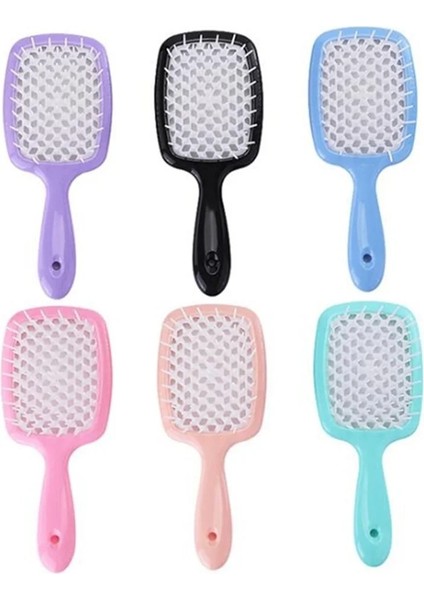 Siyah-Gül Karışık Saç Tarak Dolaşık Açıcı Saç Fırçası Masaj Taraklar Islak Kıvırcık Saç Fırçaları Oymak Berber Tarak Salon Saç Şekillendirici Araçları (Yurt Dışından) indirimleri