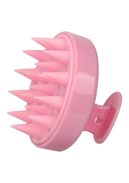 B-Pembe Silikon Şampuan Fırçası Saç Masajı Saç Derisine Masaj Fırçası Saç Yıkama Tarak Spa Saç Fırçası Banyo Duş Fırçası Güzellik Şekillendirici Araçları (Yurt Dışından)