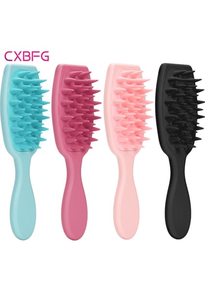 B-Pembe Silikon Şampuan Fırçası Saç Masajı Saç Derisine Masaj Fırçası Saç Yıkama Tarak Spa Saç Fırçası Banyo Duş Fırçası Güzellik Şekillendirici Araçları (Yurt Dışından) fiyatları