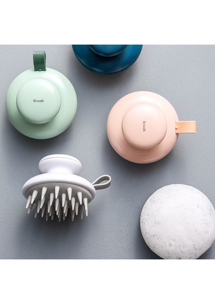 Uçak Silikon Şampuan Kafa Saç Derisi Masaj Fırçası Silikon Vücut Fırçası Saç Yıkama Tarak Banyo Spa Duş Fırçası Masaj Fırçası Saç Fırçası (Yurt Dışından)