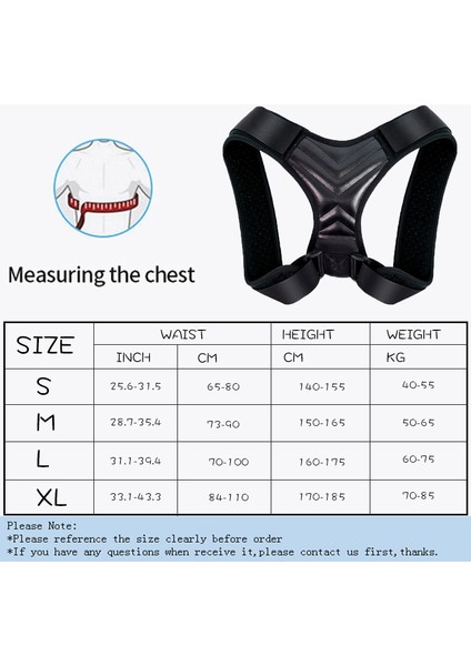 Siyah L Tıbbi Ayarlanabilir Klavikula Duruş Düzeltici Erkekler Kadınlar Üst Sırt Brace Omuz Bel Desteği Kemer Korse Duruş Düzeltme (Yurt Dışından) fiyatları
