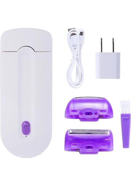 Au Tak Profesyonel Ağrısız Epilasyon Kiti Lazer Dokunmatik Epilatör USB Şarj Edilebilir Vücut Yüz Bacak Bikini Depilador Tıraş Makinesi Kaldırmak (Yurt Dışından)
