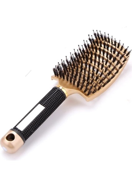 Altın Kızlar Saç Derisi Masaj Tarak Saç Fırçası Kıl Naylon Kadın Islak Kıvırcık Detangle Saç Fırçası Salon Kuaförlük Şekillendirici Araçları (Yurt Dışından)