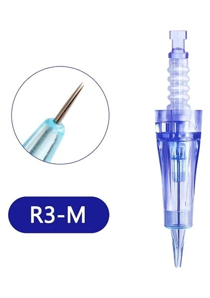 10 Adet R3-M 10/50/100 Adet Derma Aracı Süngü Iğneler Kartuşu A6 Nano/9 Pin/12 Pin/36 Pin/42 Pin Mikro Cilt Iğneleme Yedek Kafa (Yurt Dışından)