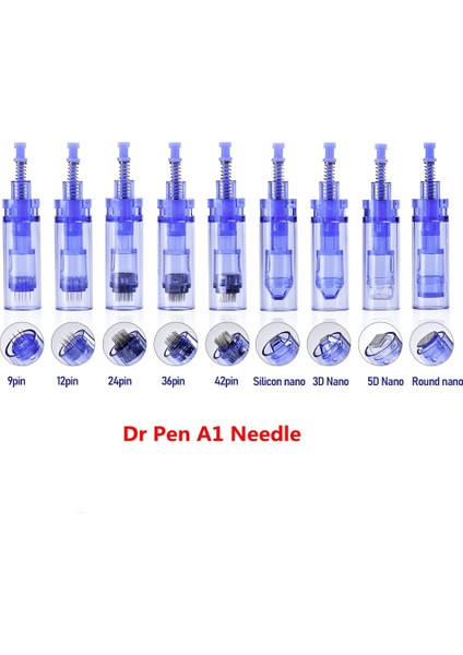 10 Adet 5 Pins 10 Adet Dr Kalem A1 Yedek Iğne Kartuşu 9/12/24/36/42 Pins Nano Cilt Bakım Kalemi Iğne Microneedling Dövme Iğne Ipuçları (Yurt Dışından)