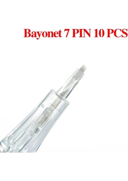 10 Adet 7pın Profesyonel Süngü Derma Microneedle Kalem Microeedle Kartuş Elektrikli Mikro Haddeleme Derma Damga Tedavisi Için Iğne Ipuçları (Yurt Dışından)