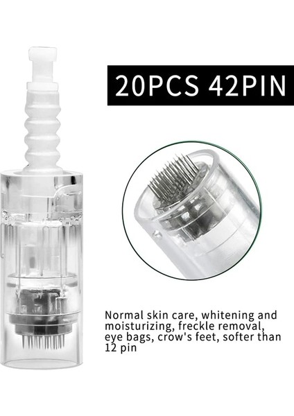 20 P Süngü 42 Pin 9/12 PIN/36PIN/3D/5D Iğne Kartuşu Nano Mym Iğneler Ucu Mikro Iğneleme Süngü Vida Bağlantı Noktası Kartuşu Dr.imp Kalem Için 10/20/50 Adet (Yurt Dışından)
