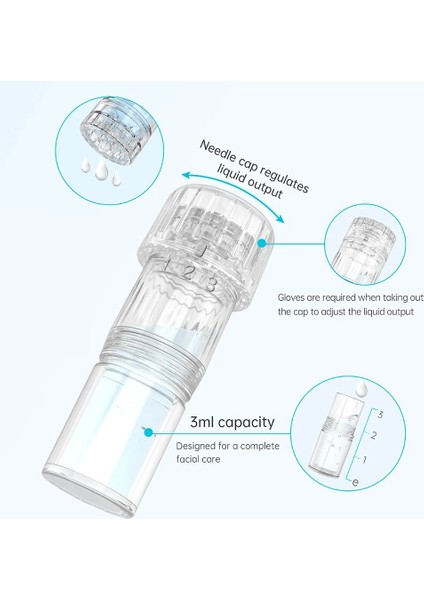 Sadece 10 Adet 12PINS Hydra.pen H3 Kablosuz Profesyonel Mikroiğneleme 22 Adet Kartuşları ile Mikro Iğne Derma Haddeleme Cilt Bakımı Güzellik Araçları (Yurt Dışından)