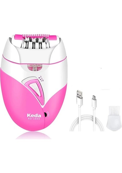 Pembe Kadın Epilasyon USB Elektrikli Epilatör Kadın Şarj Edilebilir Ağrısız Vücut Yüz Bacak Bikini Depilatör Giyotin Saç Çıkarıcı Güzellik (Yurt Dışından)