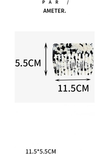 Stil 6 Moda Dekoratif Tarak Selüloz Asetat Geniş Diş Tarak Kaymaz At Kuyruğu Çatal Tarak 12 Diş Tarak Saç Takı (Yurt Dışından) fırsatları