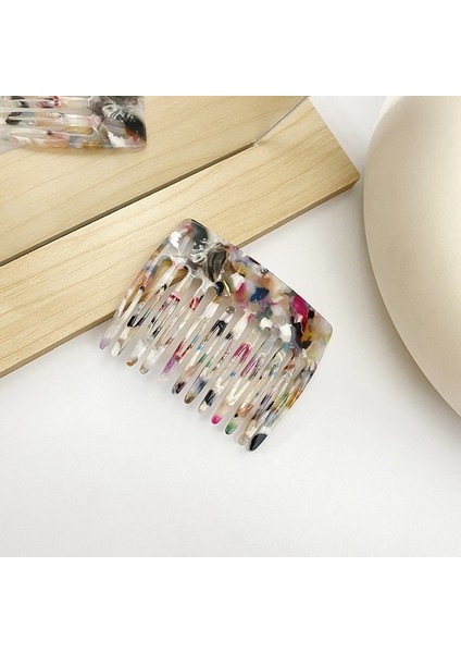 Stil 6 Moda Dekoratif Tarak Selüloz Asetat Geniş Diş Tarak Kaymaz At Kuyruğu Çatal Tarak 12 Diş Tarak Saç Takı (Yurt Dışından) indirimleri