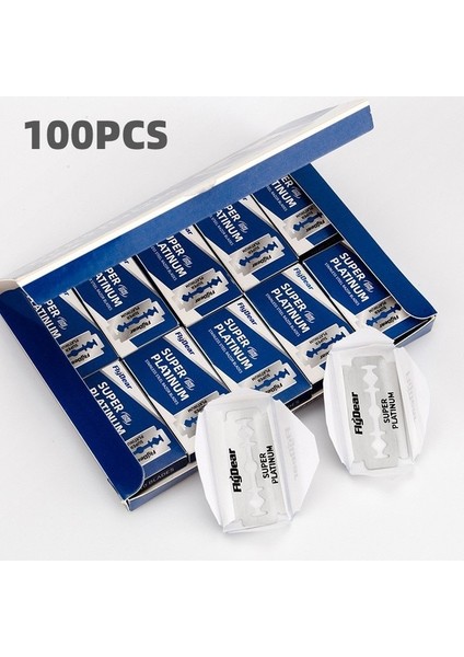 100 Adet Bıçaklar Ayarlanabilir Emniyetli Jilet Erkek Katlanır Tıraş Çift Kenar Hafif Agresif 1-6 Dosya Epilasyon Tıraş Makinesi ve Tıraş Bıçağı (Yurt Dışından)