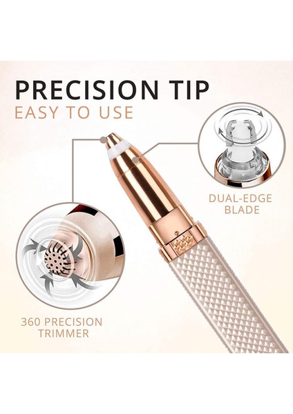 Pembe USB Kaş Düzeltici Kadın Yeni 2 In 1 Elektrikli Epilatör Burun Yüz Epilatör Ücretli Kaş Düzeltici Mikro Epilatör Bayanlar Için (Yurt Dışından) fırsatları