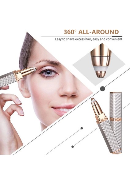 Pembe USB Kaş Düzeltici Kadın Yeni 2 In 1 Elektrikli Epilatör Burun Yüz Epilatör Ücretli Kaş Düzeltici Mikro Epilatör Bayanlar Için (Yurt Dışından) indirimleri