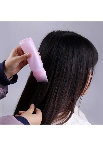 Beyaz 1 Adet Boş Saç Boyası Şişesi Aplikatör Fırça Dağıtım Salon Saç Boyama Boyama Şişeleri Kuaförlük Şekillendirici Aracı (Yurt Dışından)