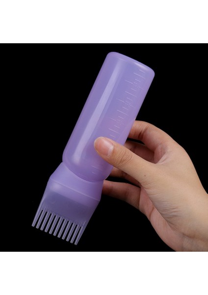 Beyaz 1 Adet Boş Saç Boyası Şişesi Aplikatör Fırça Dağıtım Salon Saç Boyama Boyama Şişeleri Kuaförlük Şekillendirici Aracı (Yurt Dışından)