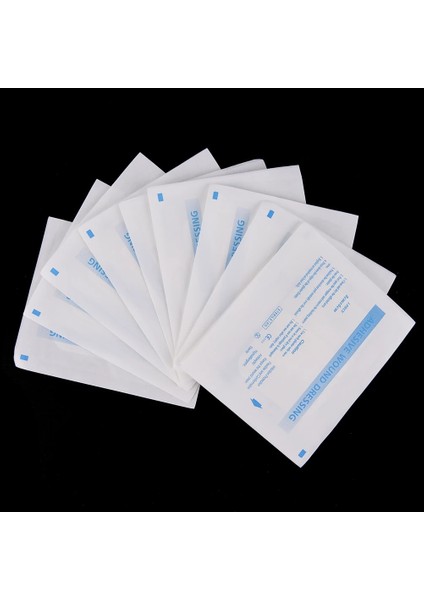 10 Adet 10 Adet/takım Açık 6CMX7CM Büyük Boy Hipoalerjenik Dokunmamış Tıbbi Yapışkan Yara Pansuman Bandı Yardım Bandajı Büyük Yara Yardımı (Yurt Dışından)