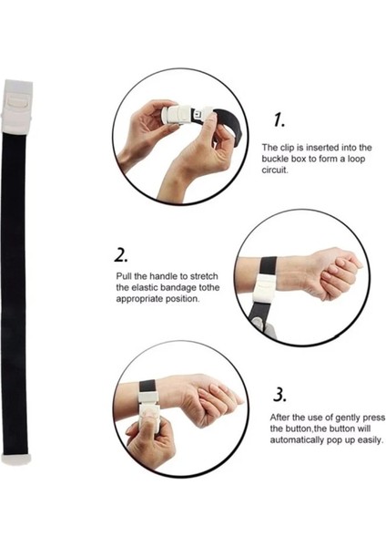 Mavi 1 Adet Tıbbi Kedi Turnike Kemeri Ilk Yardım Paramedik Doktor Acil Spor Turnike Tokası Açık Hemostatik Elastik Kayış (Yurt Dışından)