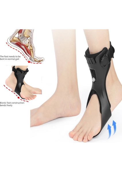 Sol Ayak-Hava Yastığı Modu S Ayak Iç ve Dış Dönüş Ayaklar Sarkık Düzeltici Inme Hemipleji Rehabilitasyonu Ayak Bileği Destekleri Düzeltici Ayakkabıyla Yürüyebilir (Yurt Dışından)