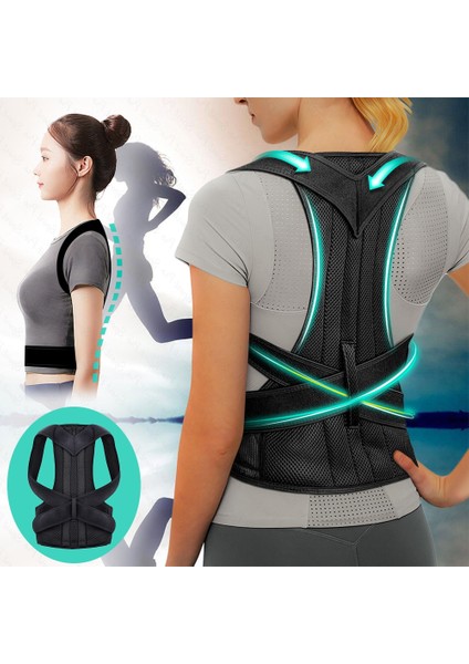 Duruş Brace Hediye 2xl 2023 Yeni Geri Brace Duruş Düzeltici Omuz Desteği Kemer Kadın Erkek Omurga Klavikula Ağrısı Geri Yelek Duruş Korse Geliştirmek (Yurt Dışından) fiyatları