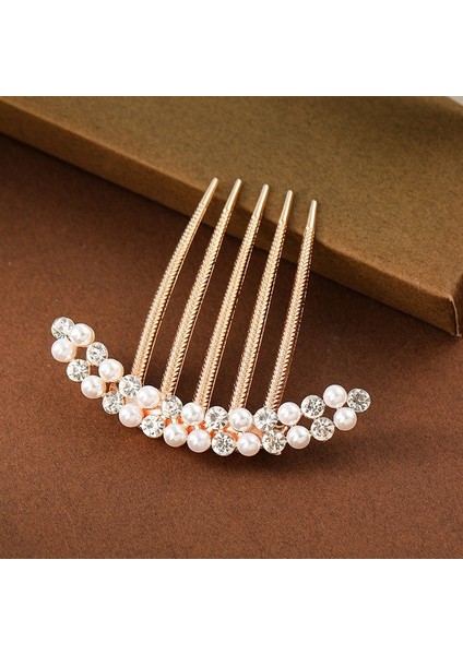Stil 1 Inci Taklidi Kristal Tokalar Tiaras Tokalarım Saç Klipleri Gelin Başlığı Saç Takı Aksesuarları Metal Topuz Saç Tarak (Yurt Dışından)