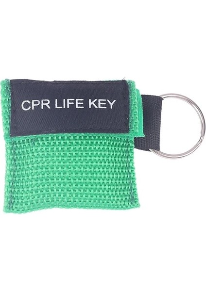 TSSP10-GN 1 Adet Cpr Maskesi Cpr Yüz Kalkanı Cpr Resüsitatör ile Tek Yönlü Anahtarlık Anahtarlık Kalp Şekli Ilk Yardım Kurtarma Kiti (Yurt Dışından)