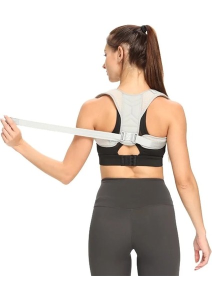 No.1 M Ağırlık Için 40-80KG Ayarlanabilir Arka Omuz Duruş Düzeltici Kemer Klavikula Omurga Desteği Vücudunuzu Yeniden Şekillendirin Ev Ofis Sporu Üst Sırt Neckbrace (Yurt Dışından) indirimleri