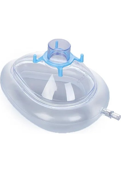 1 Adet Size5 Canack 1 Adet/6 Adet Pvc Anestezi Maskesi Yüksek Kaliteli Tek Kullanımlık Pvc Resüsitasyon Yüz Maskeleri Yetişkin ve Çocuk Için 6 Boyutu (Yurt Dışından)