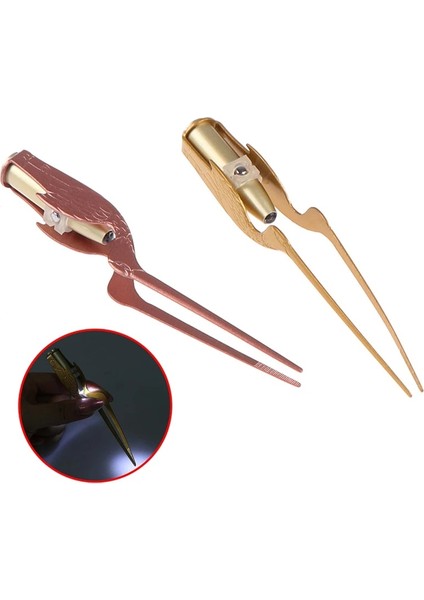 Altın 1 x Işık Kulak Cımbız LED El Feneri Earpick Temiz Cımbız Aracı Kulak Burun Paslanmaz Çelik Cımbız (Yurt Dışından) fiyatları
