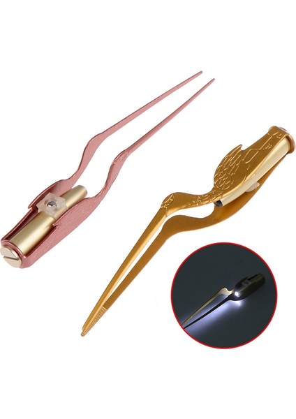 Altın 1 x Işık Kulak Cımbız LED El Feneri Earpick Temiz Cımbız Aracı Kulak Burun Paslanmaz Çelik Cımbız (Yurt Dışından) modelleri