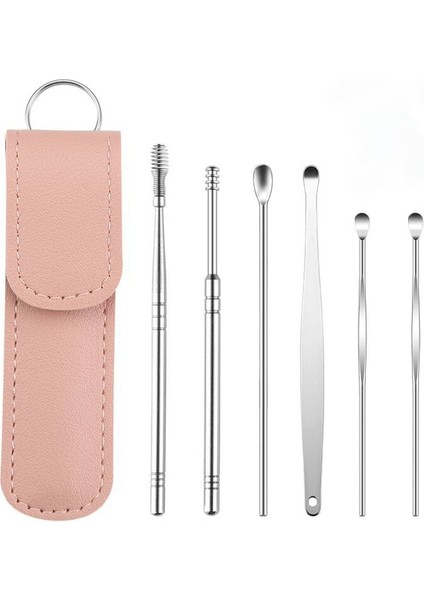 06 6 Adet Kulak Temizleyici Balmumu Temizleme Aracı Kulak Tıkacı Çubukları Kulak Kirini Çıkarıcı Küret Kulak Temizleme Çubuğu Temizleme Kulak Temizleyici Kaşık Taşınabilir Kulak Tıkacı (Yurt Dışından)