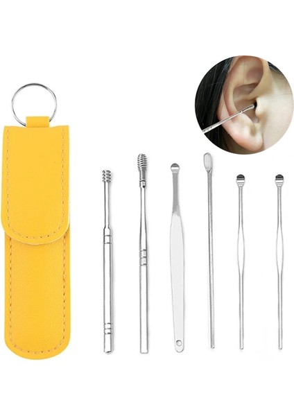 06 6 Adet Kulak Temizleyici Balmumu Temizleme Aracı Kulak Tıkacı Çubukları Kulak Kirini Çıkarıcı Küret Kulak Temizleme Çubuğu Temizleme Kulak Temizleyici Kaşık Taşınabilir Kulak Tıkacı (Yurt Dışından) modelleri