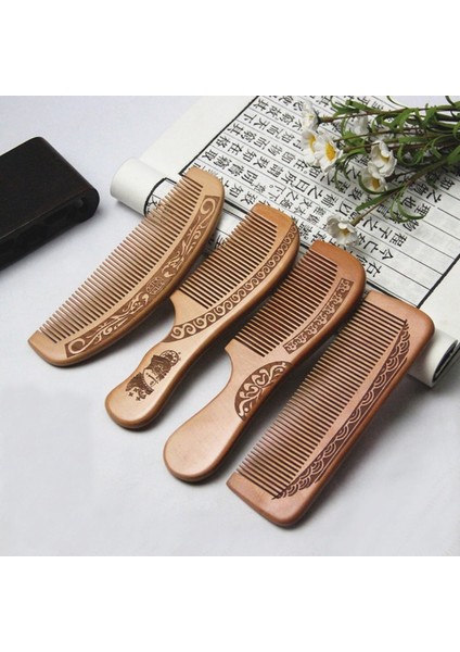 No.10 1 Adet Ahşap Tarak Oyma Boyalı Anti-Statik Doğal Kafa Masaj Tarak El Yapımı Ahşap Saç Tarak Saç Şekillendirici Araçları Hediye Için (Yurt Dışından) fiyatları