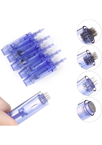 5d Nano Fda 10 Adet Yedek Mikro İğne Kartuş Süngü Çift Dr.Pen A1 Mikroiğne Derma Damgası (Yurt Dışından)