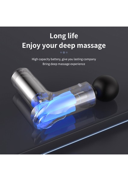 Siyah Tip-C Şarj Mini Masaj Tabancası Vurmalı Tabanca Masajı Taşınabilir Fasya Tabancası Sırt Omuz Derin Kas Gevşetme مسدسات تدليك مساج (Yurt Dışından) modelleri