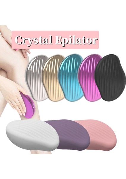 Pembe Kristal Epilatör Ağrısız Fiziksel Saç Çıkarıcı Silgi Cam Saç Çıkarıcı Güvenli Kolay Temizlik Yeniden Kullanılabilir Bayan Epilasyon Araçları (Yurt Dışından)