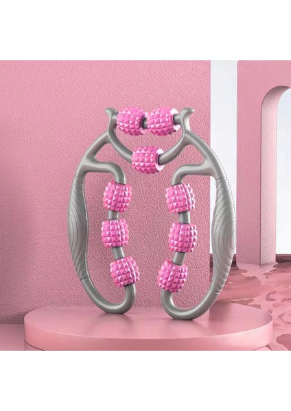 Pembe 9 Yuvarlar Selülit Kas Masajı Bacak Masajı Pressoterapi Masajı Lenfatik Drenaj Masajı Vücut Buzağı Masajı Bacak Pressoterapi (Yurt Dışından)