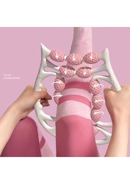 Pembe 9 Yuvarlar Selülit Kas Masajı Bacak Masajı Pressoterapi Masajı Lenfatik Drenaj Masajı Vücut Buzağı Masajı Bacak Pressoterapi (Yurt Dışından) fırsatları