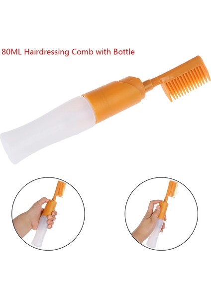 1 Adet 80 ml Saç Boyası Şişesi Aplikatör Tarak Dağıtım Salon Saç Boyama Boyama Aracı (Yurt Dışından) fiyatları