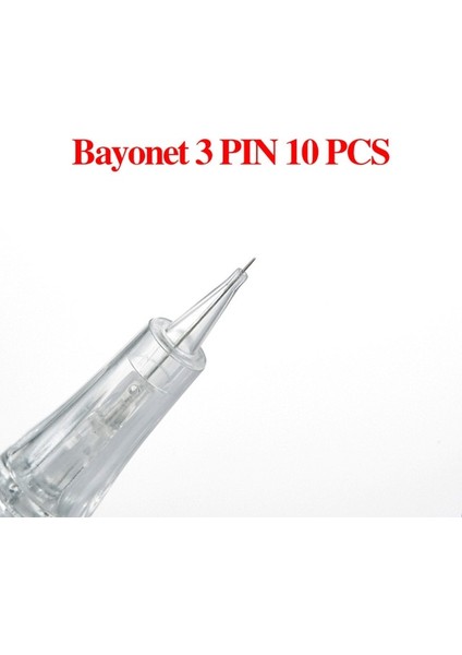 10 Adet 3pın Ihtiyaç Süngü Cilt Bakım Kalemi Mym Elektrikli Mikro Iğne Kalem Pul Pul Gözenekleri Küçültmek Cihaz Cilt Damgası Terapi Cilt Bakımı Güzellik Aracı (Yurt Dışından)