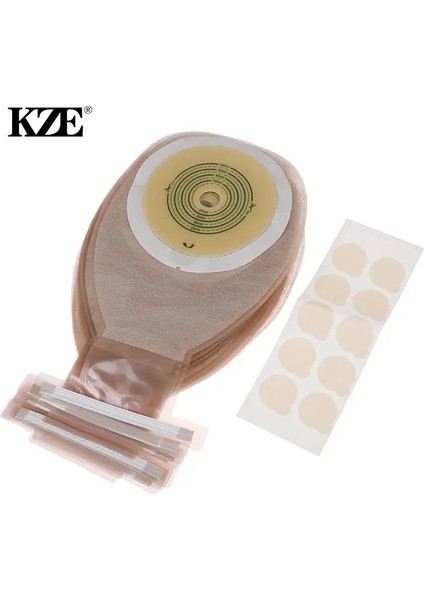 B 10 Adet Tek Parça Kolostomi Torbası Tek Kullanımlık Ostomi Drenajlı Tek Kravat Kese Kiti (Yurt Dışından) fiyatları