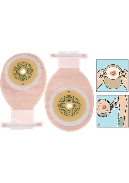 B 10 Adet Tek Parça Kolostomi Torbası Tek Kullanımlık Ostomi Drenajlı Tek Kravat Kese Kiti (Yurt Dışından) fırsatları